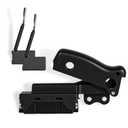 Miter Saw Trigger Power Switch, Compatible with De Walt Miter Saw DW712 DW715 DW716 DW717 DW718 DWS780, Miter Saw Switch Replacement Parts Accessories, with 2 PCS Carbon Motor Brushes