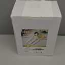 N9R 150Pcs Gold Plastic Silverware-Gold Disposable Utensils with White Handle-Disposable Silverware Heavy Duty with 50 Spoons, 50 Forks, 50 Knives for PartyBirthday and Everyday Use