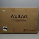 Large Framed Neutral Abstract Set of 2 Wall Art for Living Room, Minimalist Contemporary Modern Canvas Artwork for Walls, Brown Beige Gray Painting Print Wall Decor Bedroom Hallway Office, 24x36 Inch