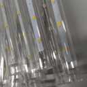 iBaycon 20 Tubes 480 LED Meteor Shower Rain Lights, 11.8 inches Cascading Icicle Lights Waterproof Outdoor, Connectable Falling Raindrop Lights with Timer for Holiday Party Christmas Decorations (Warm White)