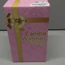 Candle Warmer Lamp with Timer Dimmable, Birthday Gifts for Her Women Mom, House Warming Gifts New Home Decor, Wax Melt Warmer with 2 Bulbs (Black)