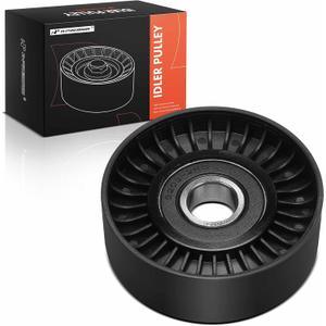 A-Premium Belt Idler Pulley Compatible with Chevrolet Camaro, Corvette & Ford & GMC & Volvo XC60, XC90, S60, XC70 & Asuna & Geo & Isuzu & Mercury & Pontiac & Workhorse & Workhorse Custom Chassis