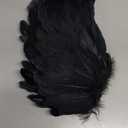 WeeH Pet Halloween Costume Cosplay Angel Devil Black White Wing for Dog Cat Rabbit Piggy - Funny Gift at Halloween Party Anime Theme Birthday Christmas (Black, Large)