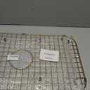 Sinks Protector Matte Gold 304 Stainless Steel Kitchen Sink Bottom Grid, Rack (26 L x 14-3/8 W)