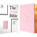 The Jesus Bible, NIV Edition, Leathersoft over Board, Pink, Comfort Print