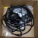 Plug in Pendant Light, 15FT Hanging Lights with Plug in Cord, On/Off Switch, Industrial Pendant Light with Plug in Cord, Metal Hanging Lamps for Living Room, Kitchen, Dining Room, Bedroom (Black)