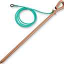 Generator grounding kit with 6ft Female Ground Cord,grounding rod for generator,Grounding Wire with Crocodile Clip for Electric Fences,Antennas (17.4 inch Ground Rod + 6.2ft Lugs Wire)