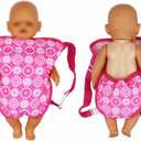 Baby Dolls Carrier Backpack Doll Accessories Front and Back Carrier with Straps for 15 Inch to 18 Inch Dolls, Doll Carrier