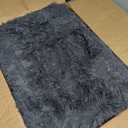 6 x OLANLY Area Rugs for Living Room Bedroom, Machine Washable 4x5.9 ft Soft Fluffy Shaggy Bedside Rug, Indoor Floor Carpet for Kids Girls and Boys, Dorms, Nursery Rooms, Home Decor Aesthetic, Grey