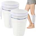 Catheter Leg Bags Holder with 2PCS, Catheter Stabilization Device for Men or Women, Drawstring Design to Secure Urine Bags for Legs(Medium Size)