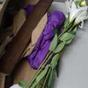 Novabright 71 Inch Extra Large Easter Wooden Cross Outdoor He Is Risen Standing Crucifix 6 ft Religious Yard Decor Set with Purple Fabric, Lily Flower, Base for Garden Church Christian Catholic Party