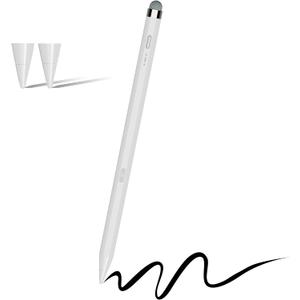 2IN1 Stylus Pen for Samsung Galaxy Tab A11 / A11+ / A9+ / A9 / A8 / A7 Tablets Stylus for Android Pen All Touch Devices,Fast Charging, Magnetic adsorption (White)