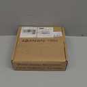 Drink Table, Small Pedestal Side Table, Round Cocktail Table, Circle Accent End Table with Metal Base, for Small Spaces (1, Black Marble)