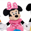 KIDS PREFERRED Disney Friends 3 Pack Plush Toys Set with Hand Fasteners