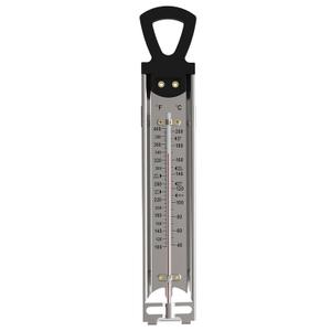 Candy Thermometer with Pot Clip, Deep Fry Oil Food Cooking Kitchen Instant Read Thermometer for Jam, Syrup, Jelly, and Deep Fry, Stainless Steel Kitchen Accessories Candy Thermometer for Candy Making
