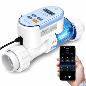 Lt25 Salt Cell Chlorine Generator, Remote Control, Up to 25,000-Gallon | Compatible With pentair intellichlor Lt25 Ic20 Chlorinator, Replace Part Number 523747 520554