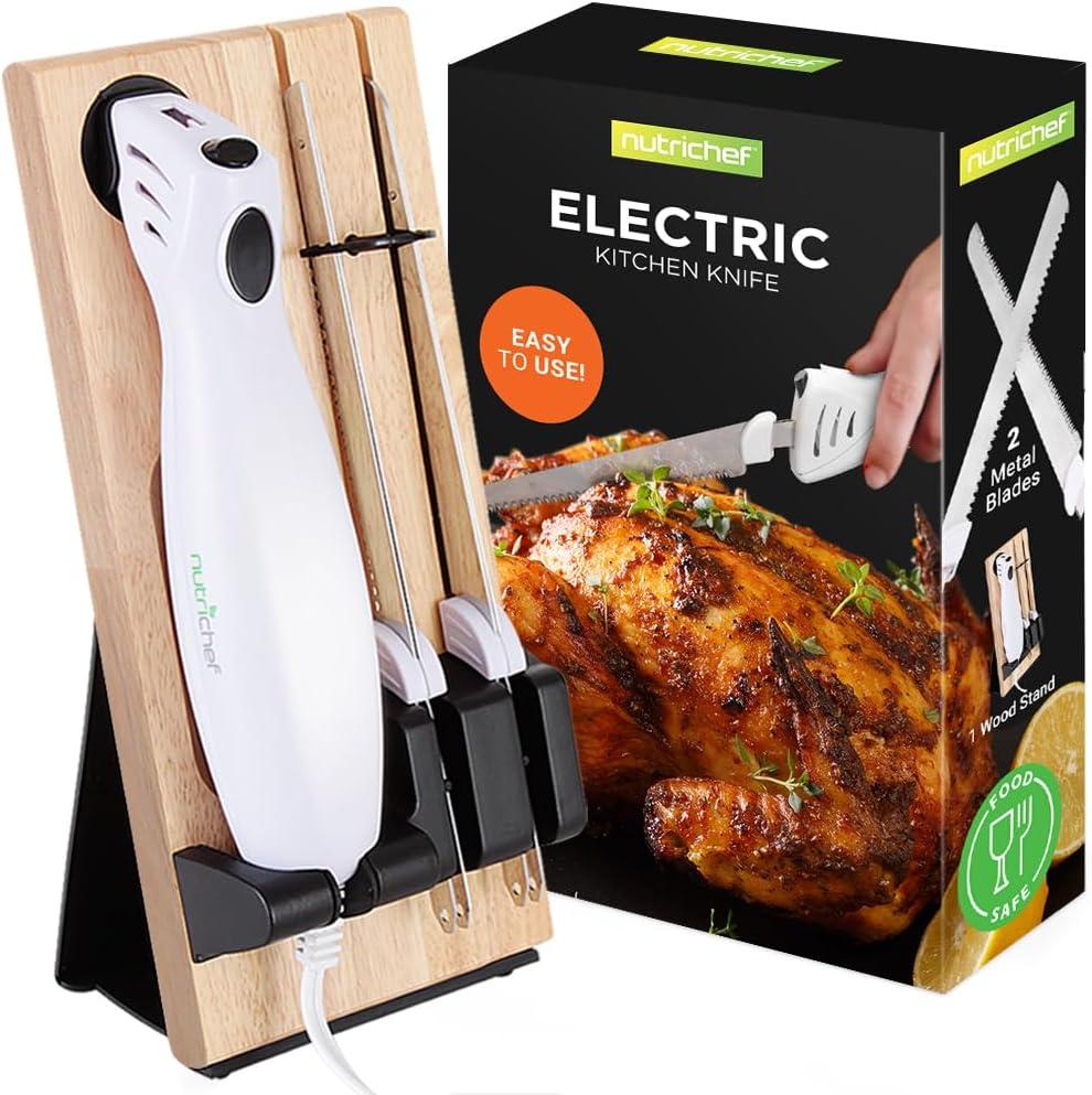 NutriChef PKELKN16 Electric Kitchen Knife