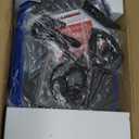 Vibration Plate Exercise Machine, Vibrating Fitness Platform for Lymphatic Drainage, Full Body Shaker Workout Equipment, Bluetooth Power Shaping Vibrate Plate, Board Sport for Home Exercise Gym, Blue