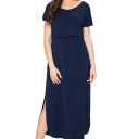 Small Show Nursing Dress (Blue) XL