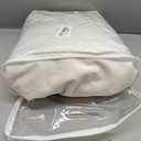 Ivory White Velvet Curtains 96 Inches Long Blackout Thermal Insulated Soundproof Curtain Privacy Room Darkening Curtains Pinch Pleat Window Drapes for Bedroom Living Room 42 x 96 Inch Set of 2