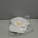 AACKS Women Men Cap L-UNA M-oon Hat Animie Moon Cap Moon Accessories Moon Baseball Cap White