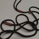 MayPaw Slip Lead Control Leash for Dogs No Pull, 13+ Colors Classic Dog Lead 7 FT Pet Slip Leash, 1/4 Rope Leashes for Small Medium Animals (7ft*1/4", Black)