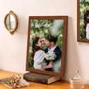 GULETHUN 20x24 Frame, Ornate Embossed Brown Poster Frames, 20x24in
