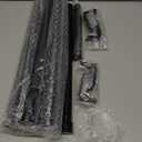 Extra Long Curtain Rods 120-Inch to 170-Inch - 1" Heavy Duty Blackout Drapery Rod, Metal Window Rods for Sliding Glass Doors, Extra Wide Windows, Patio, Porch, Pergola, Farmhouse