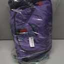 SHRRADOO Extra Large 50L Travel Laptop Backpack with combination lock, College High School Backpack Airline Approved Business Work Bag Fit 17 Inch Laptops for Men Women,Purple