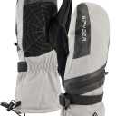Spyder Womens Insulated Winter Ski Mitten (Medium, Pewter)