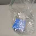 2 Pack Aligner Case with Mirror,Convenient Retainer Case for Invisalign Aligners, Night Guards, and Mouth Guards (2PCS Cyan Outside Gray Silicone)