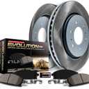 Power Stop SC1890 Rear Brake Kit With Semi-Coated Brake Rotors and Ceramic Brake Pads & Hardware For Ford Excursion F-250 F-350