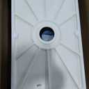 30 White Undermount Kitchen Sink, Hugsleek Topmount & Undermount Kitchen Sink 30x18 inch White Porcelain Ceramic Fireclay Sinks Dual Mount Accessories Single Bowl Under Counter Sinks Basin Drop In