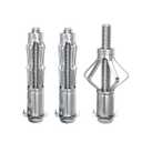 30 pcs Molly Bolts, Metal Drywall Anchors, Heavy Duty Zinc Plated Steel Molly Bolt (M6-52)