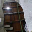 Antok Full Length Mirror, 68"x26" Floor Mirror with Stand,Standing Hanging Leaning Irregular Mirrors for Bedroom Living Room Entryway,Tear Drop Style