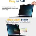 SenseAGE Magnetic Privacy Screen Protector for Surface Laptop 13.5 inch (6/5/4/3/2/1), Easy On/Off Privacy Filter, Anti Blue Light Glare, Notebook Privacy Screen Filter, Compatible with Surface Laptop 13.5"