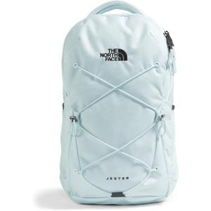 The North Face Women's Jester Everyday Laptop Backpack - Commuter Travel Bag, Laptop Sleeve, Water-Repellent, Ice Blue/TNF Black, One Size