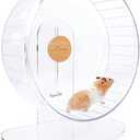 Niteangel Super-Silent Hamster Exercise Wheels - Quiet Spinner Hamster Running Wheels with Adjustable Stand for Dwarf Syrian Hamsters Gerbils Mice Or Other Small Animals