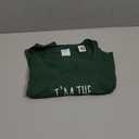 Womens I'm The Middle Sister I'm The Reason We Have Rules Family V-Neck T-Shirt (Small, Dark Green)
