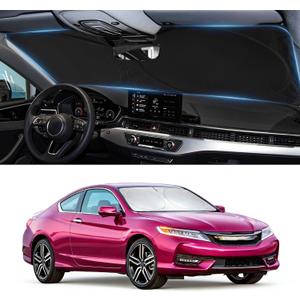 Sun Shade for Honda Accord 9th Gen 2013-2017 Windshield Sunshade fit Accord Accessories Front Window Cover Shield Car Sun Visor Screen Protector Block UV Ray Heat