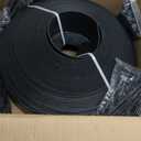 4 inch Tall Landscape Edging Kit 120FT Garden Edging with Spikes for Lawn Edging and Flower Beds (Black, 120FT)