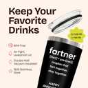 KLUBI Gift for Husband Fartner Cup Couples That Fart Together Stay Together 20oz Fartner Mug Funny Gifts for Him Boyfriend Anniversary - Gifts for 2 Year Anniversary for Him Last Minute Gift for Him