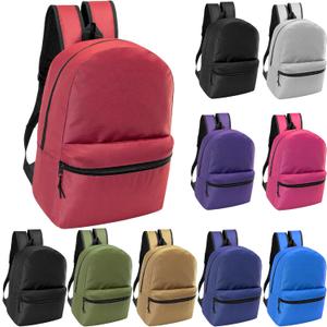17" School Backpacks for Kids - Backpacks in Bulk for Elementary, Middle, and High School Students, Pack of 10