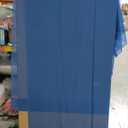 Chyhomenyc Royal Blue Sheer Curtains 63 Inch Length 2 Panels, Rod Pocket Solid Window Sheer Curtain Panels, Elegant Curtains & Drapes for Living Room Bedroom 2 Panels (Royal Blue, 42 W x 63 L)