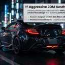 3-in-1 LED Rear Bumper Light for 2021 2022 2023 2024 2025 Subaru BRZ, Toyota GR86 Smoked Lens Rear Fog Brake Tail Reverse Light, JDM Style Full LED 3rd Brake Light Upgrade, Plug & Play