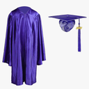 Shiny Kindergarten Graduation Cap and Gown Set 2025 36