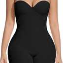 Slimers Strapless Shapewear Tummy Control: Strapless Body Shaper For Women With Built In Bra - Shapewear Bodysuit for Dress (X-Large, Black)