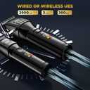 Cordless Hair Clippers for Men Beard Trimmers Kit with LED Display Rechargeable Haircut Grooming Shaver Gift for Men Women Barber Kids (Black)