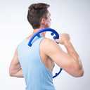 Body Back Buddy Elite Blue 2.1 - Neck Massager for Pain Relief Deep Tissue - Back Therapy Tool - Therapeutic Trigger Point Hook for Muscle Knot & Myofascial Release - Shoulder Pressure Point Relief