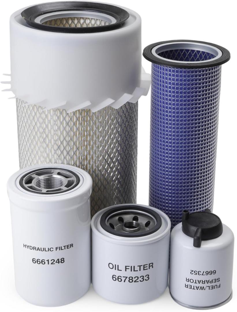 5Pcs Hydraulic Maintenance Filters Kit Fit for Bobcat Skid Steer Loader
